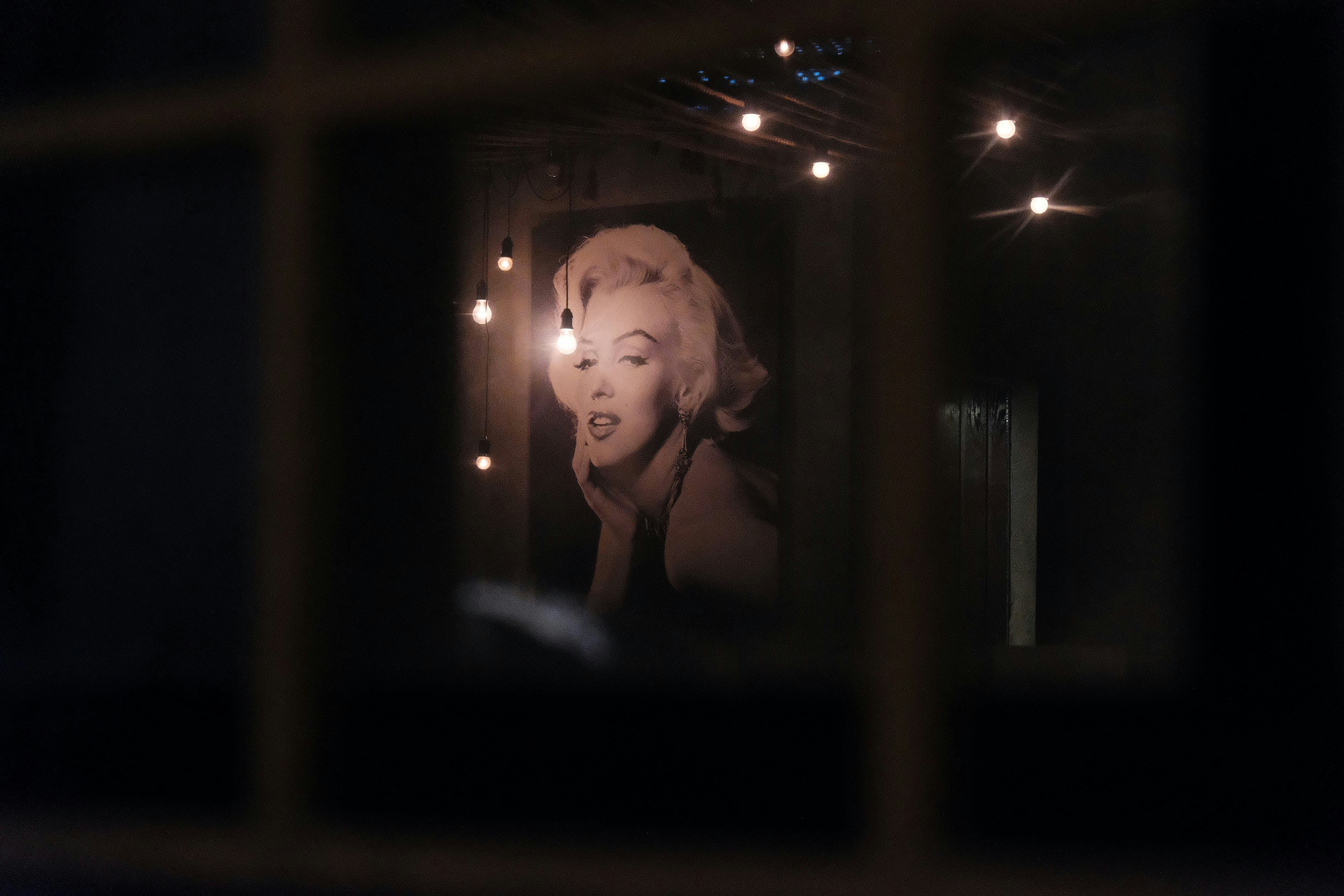 woman in black tank top