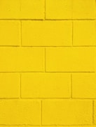 yellow painted wall with yellow paint