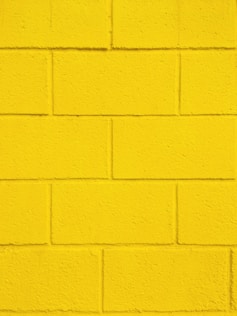 yellow painted wall with yellow paint