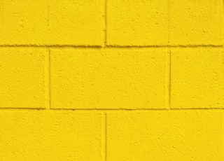 yellow painted wall with yellow paint