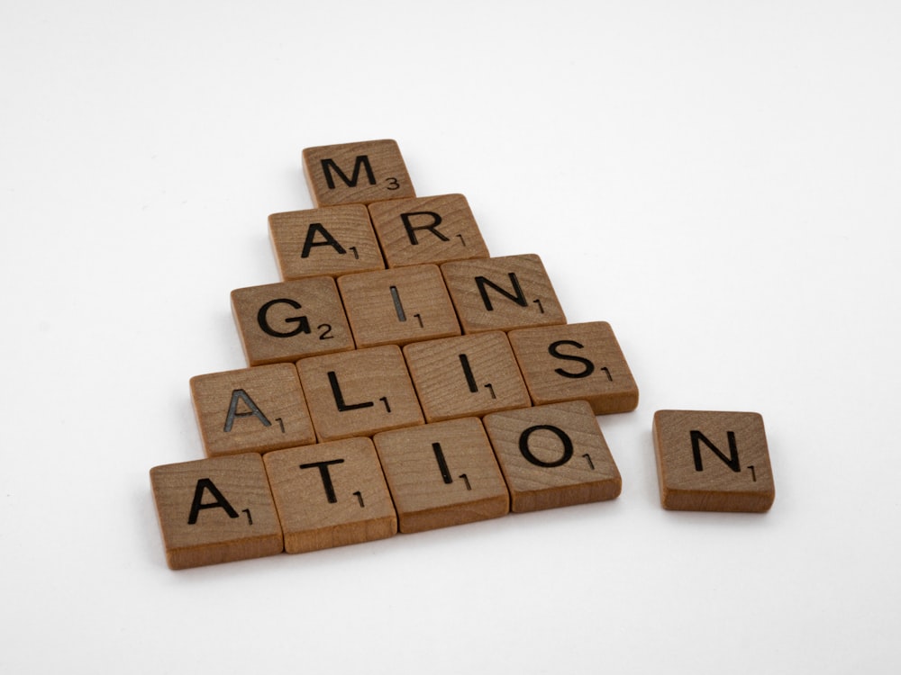 brown wooden blocks on white surface