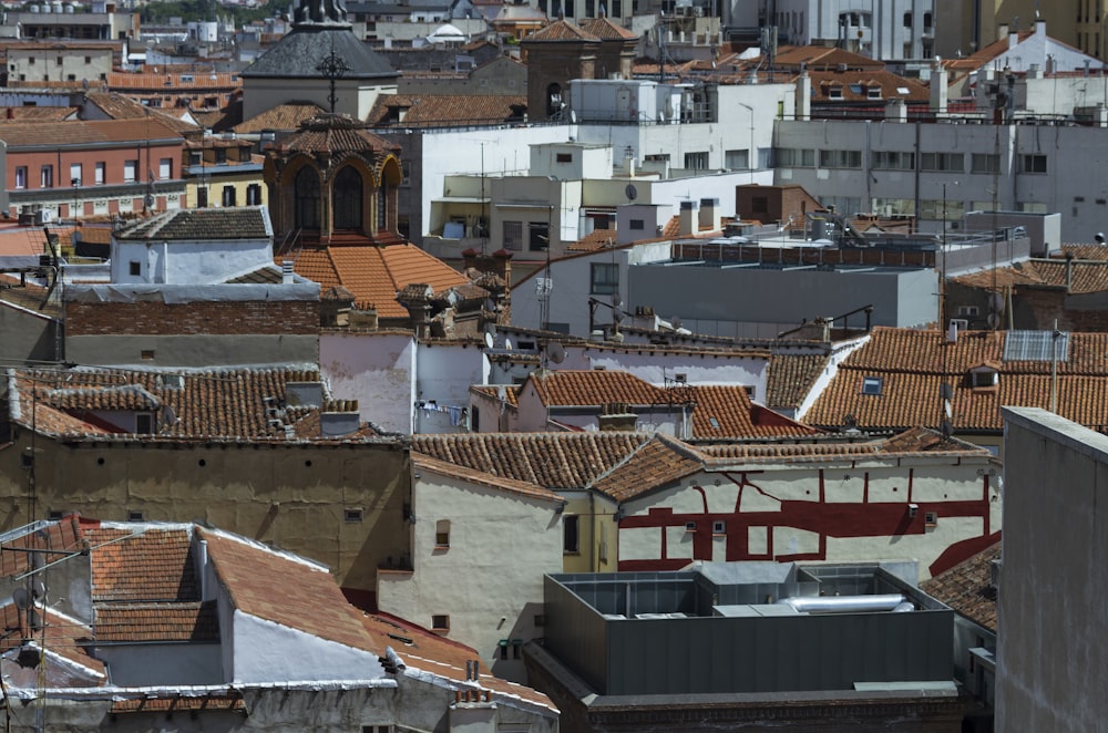 brown and white concrete houses