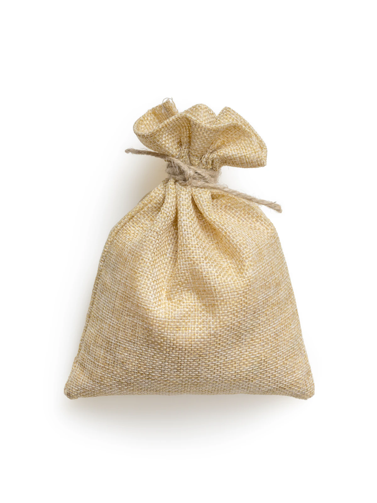 Custom-printed cotton bags displayed for retail packaging with natural fabric construction