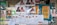 A collage of various posters and flyers are affixed to a bulletin board. The posters feature different advertisements, primarily in bold and colorful fonts. Some depict illustrations of individuals or items, while others include text-heavy information. The edges of certain papers are curling or partially torn, indicating exposure to weather or frequent re-pasting. The visual clutter creates a busy, layered look.