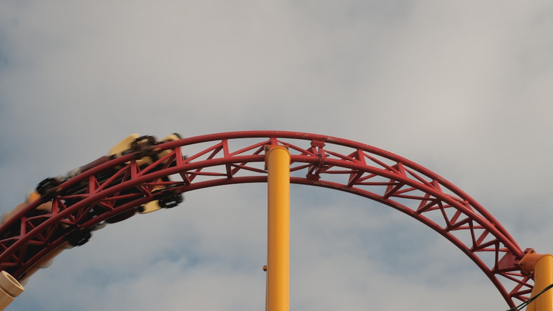 yellow and red metal bar,