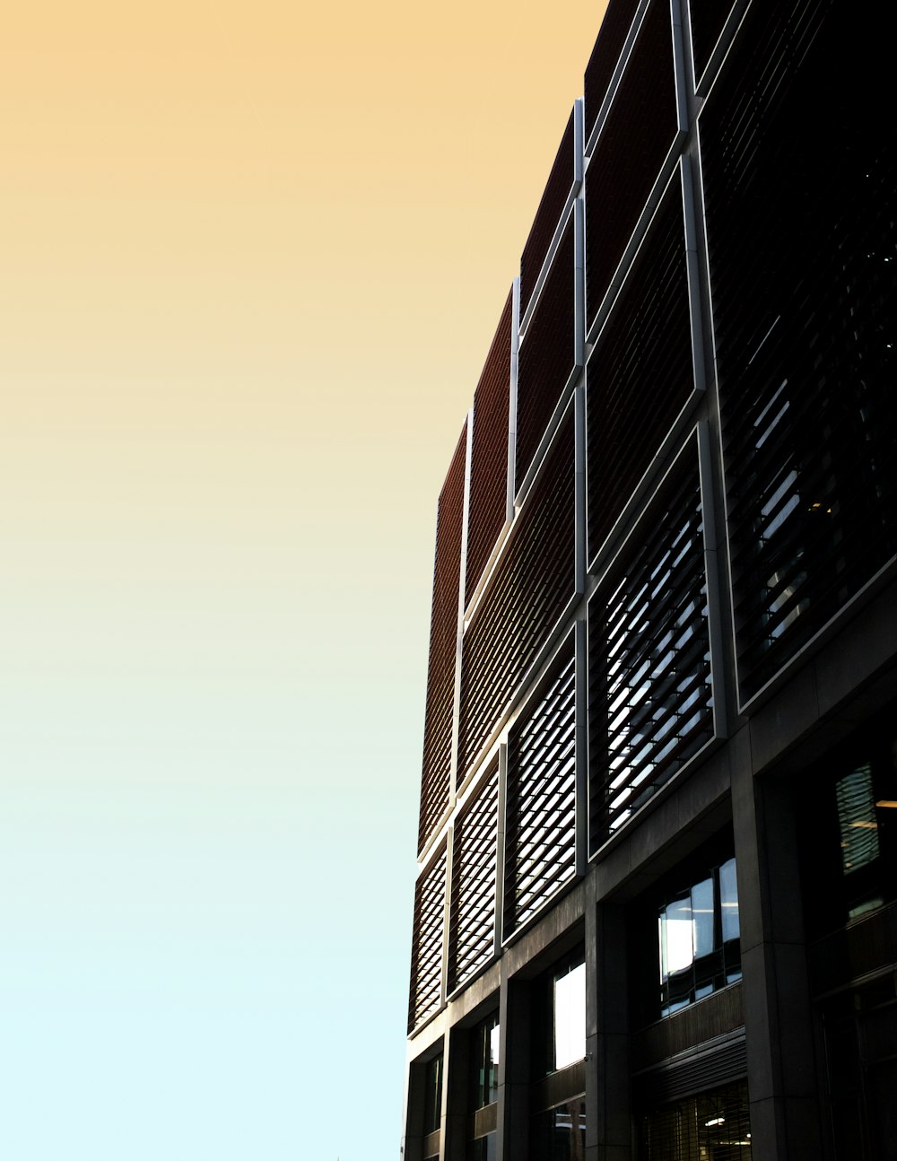 black and brown concrete building