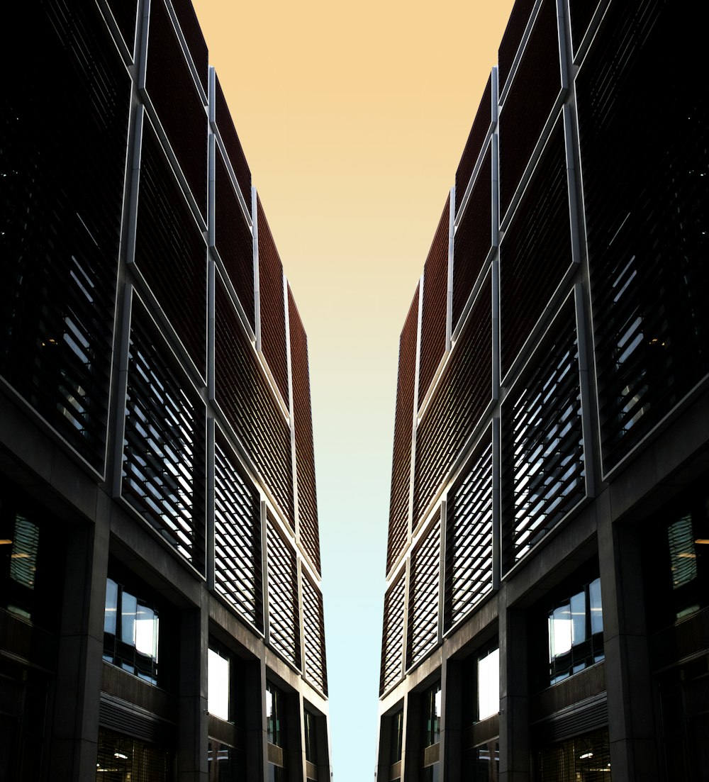 low angle photography of high rise building