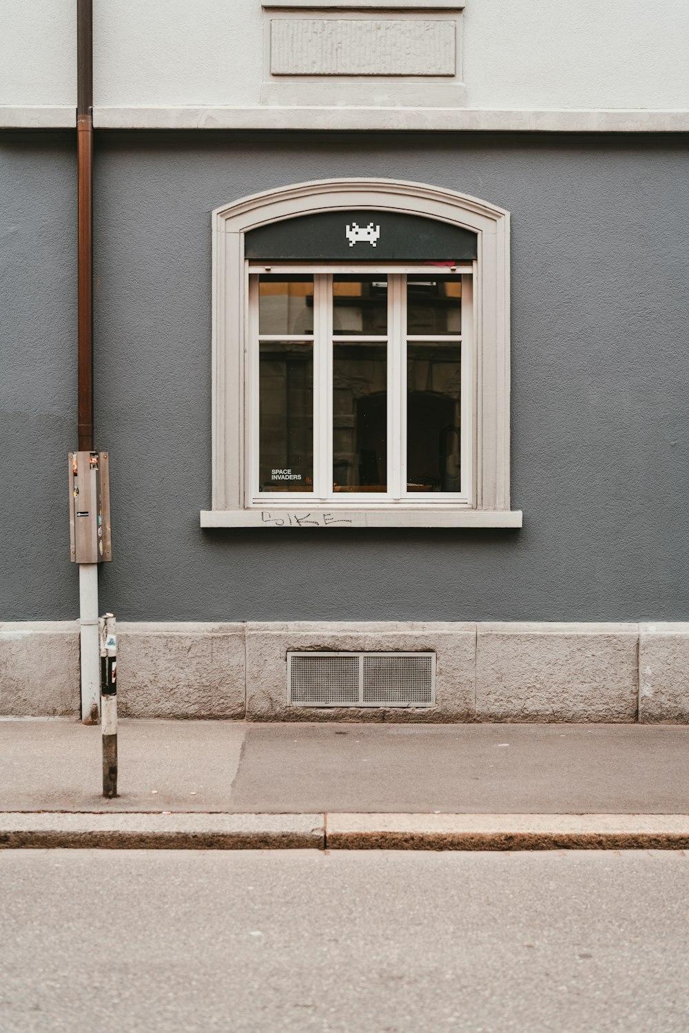 white wooden framed glass window