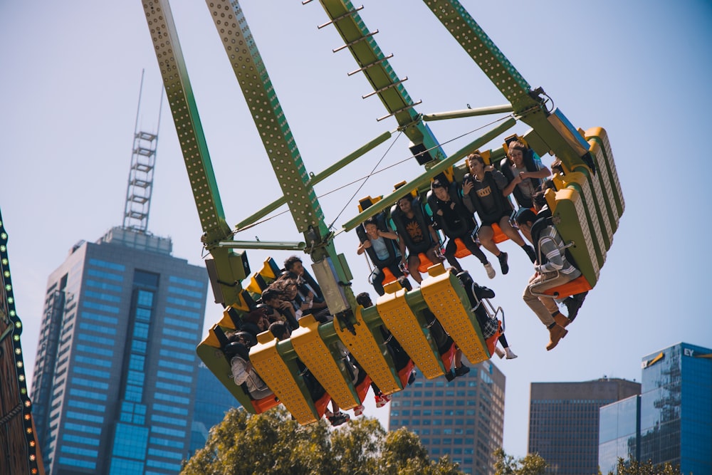 a group of people jumping in the air