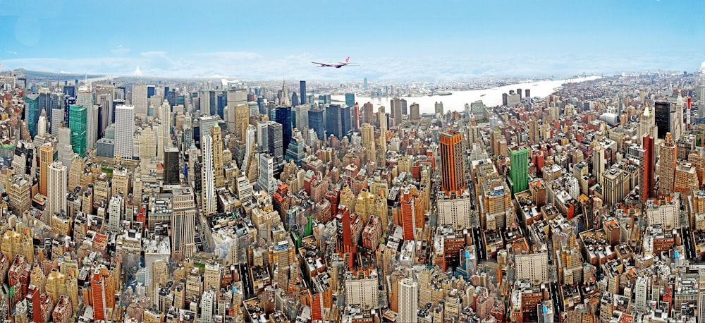 aerial view of city buildings during daytime