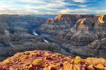 The Grand Canyon seen from the rim