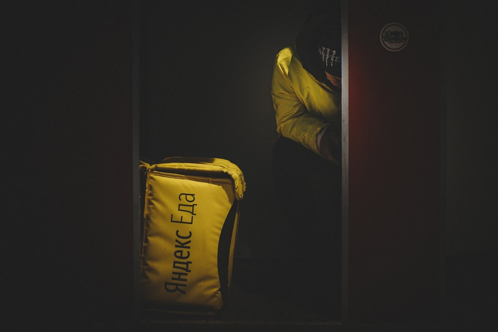 yellow and black adidas backpack