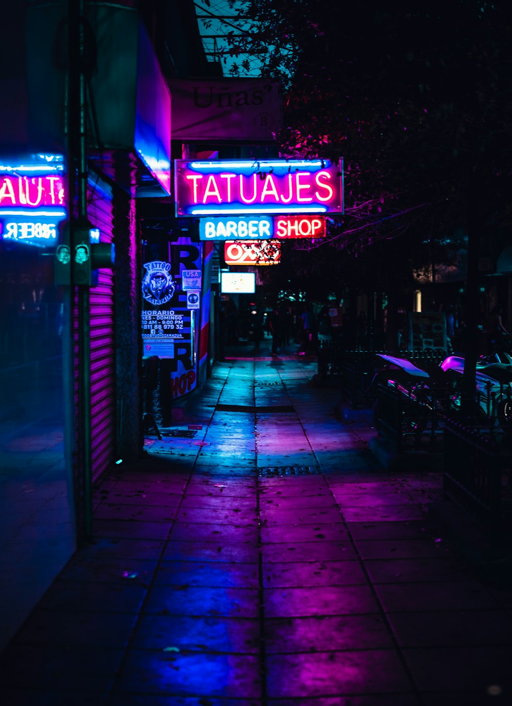 red and white UNKs neon light signage