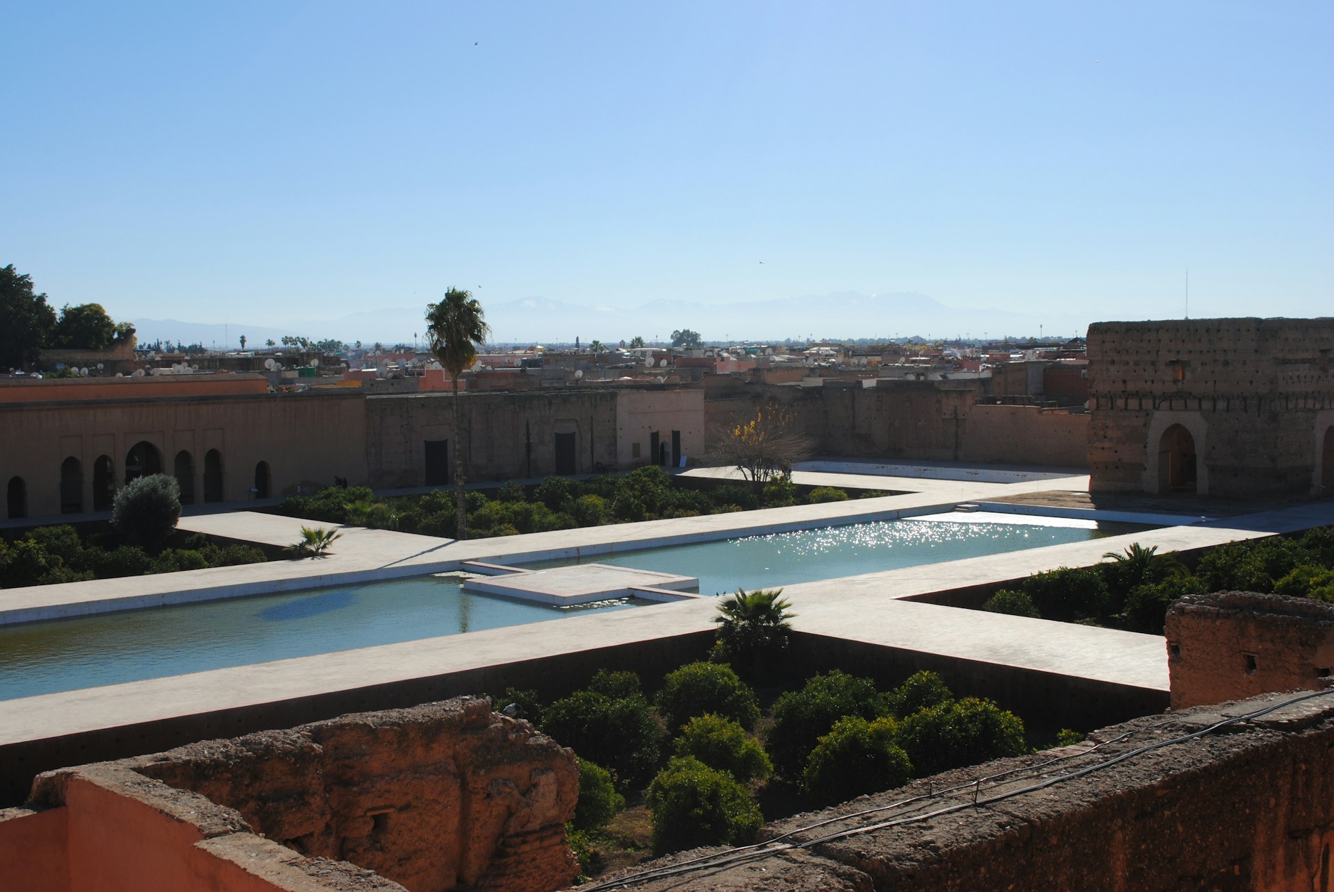 white and blue swimming pool
