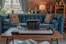 black laptop computer on table
