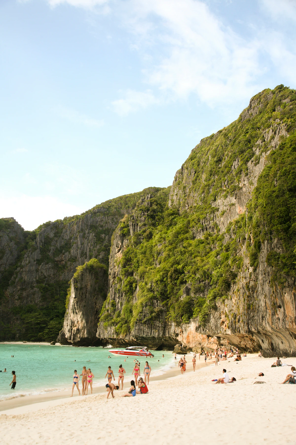 Strand och hav i Thailand