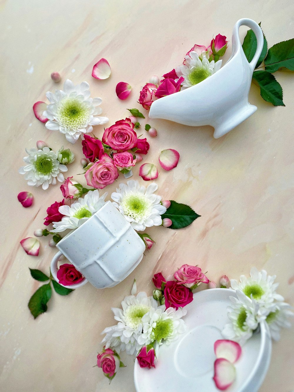 white ceramic teacup on white ceramic saucer