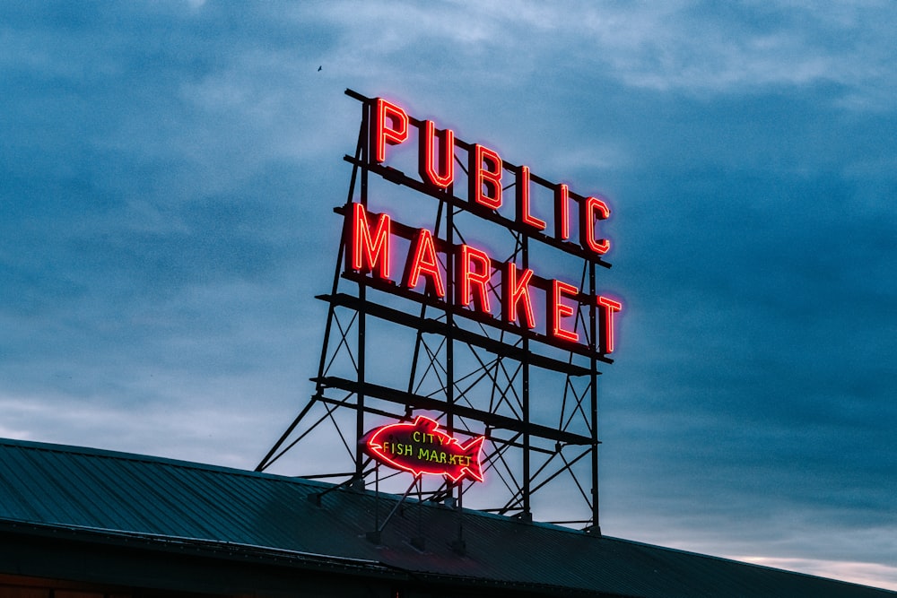 red and black UNKs neon light signage