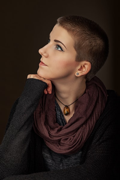 short tapered haircut for trichotillomania