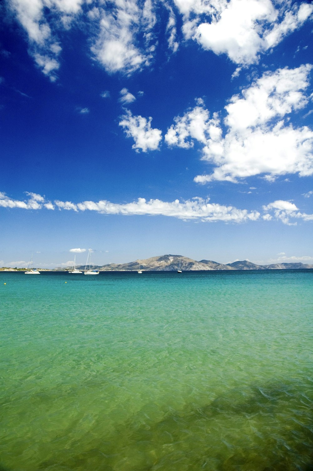 white boat on sea under blue sky during daytime