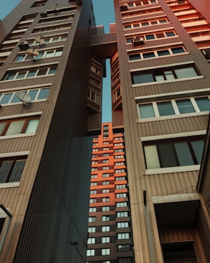 brown and white concrete building