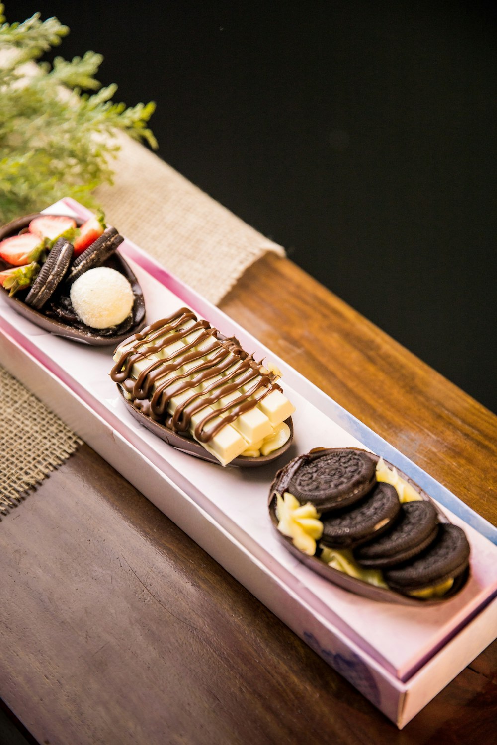 sushi on white ceramic plate