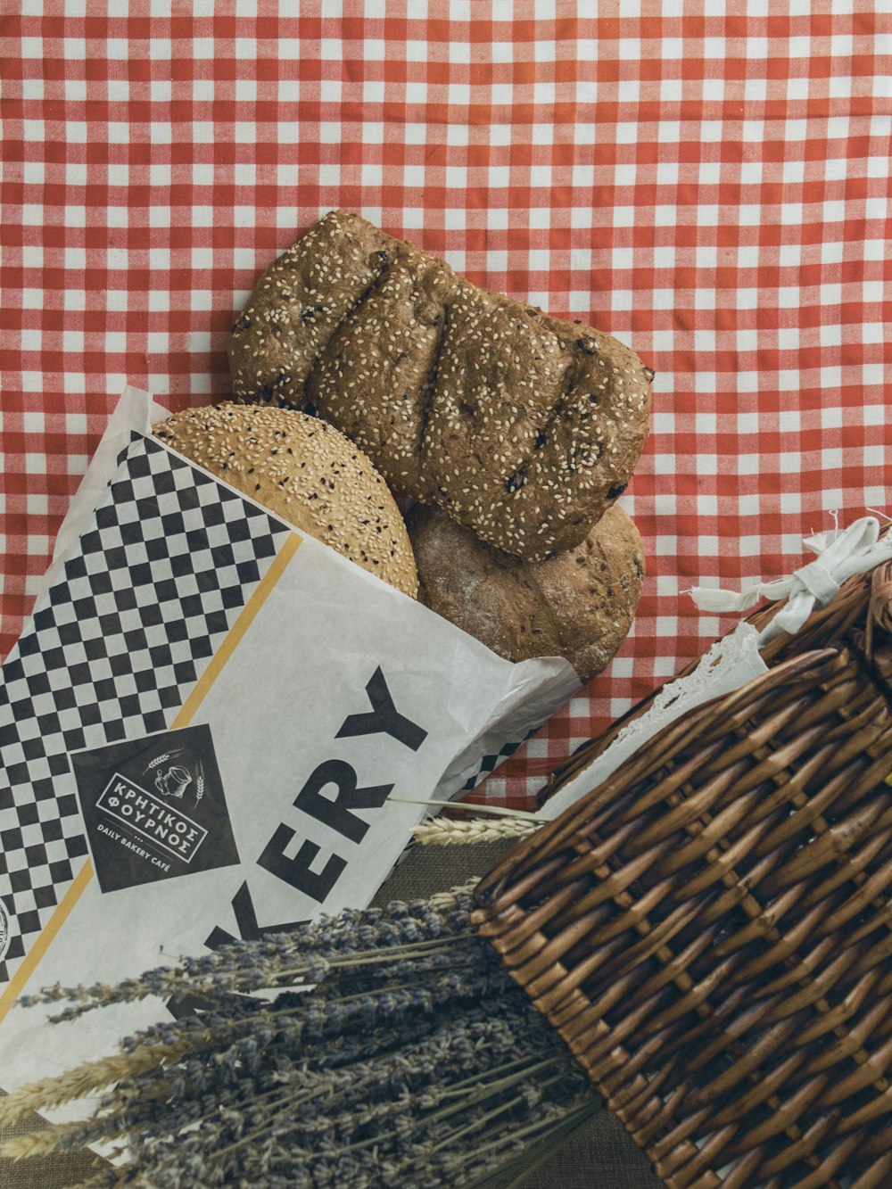 brown cookies on brown woven basket