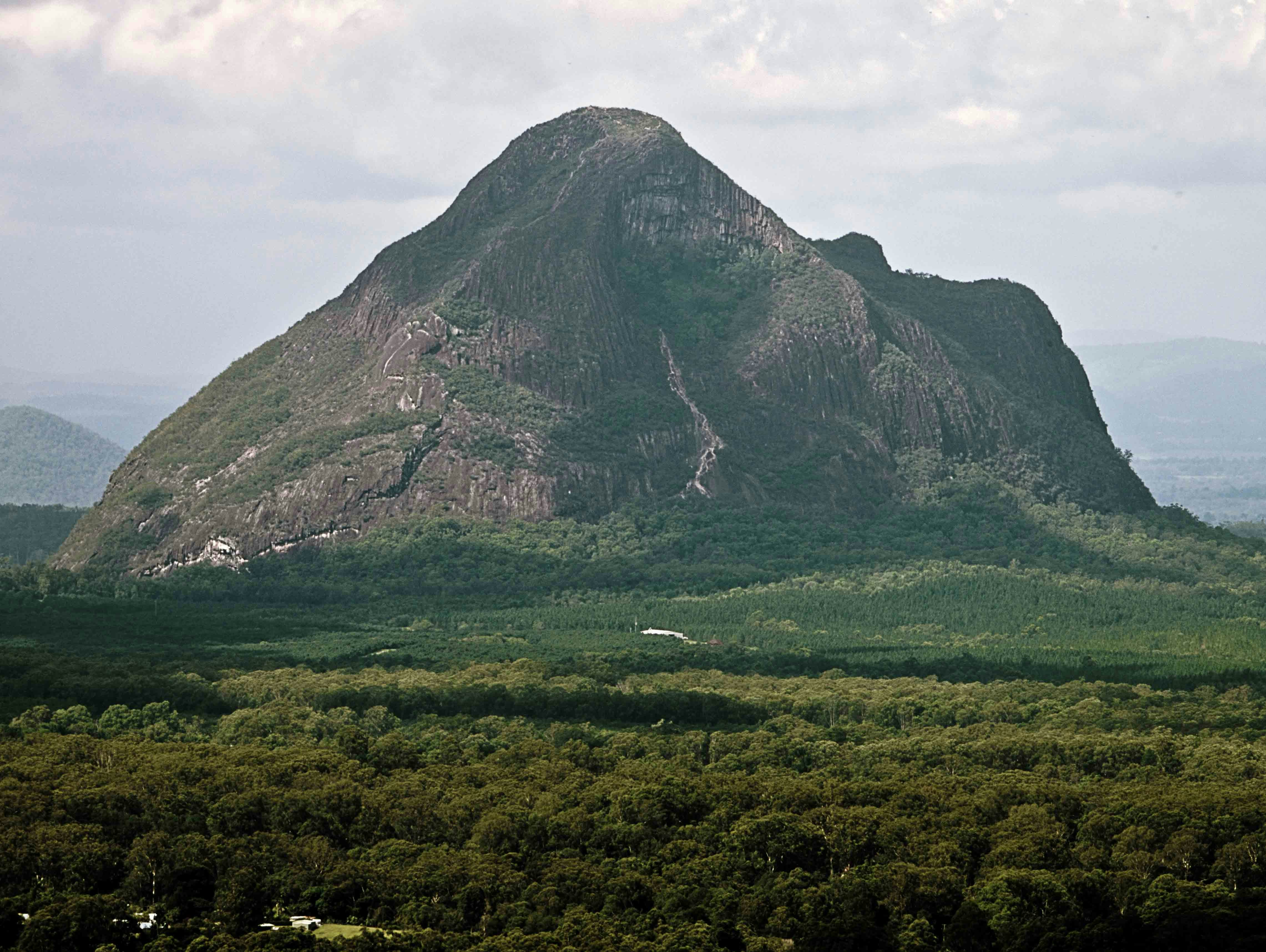 Geological Legacy: Walking Through 27-Million-Year-Old History - Glass House Mountains volcanic plugs