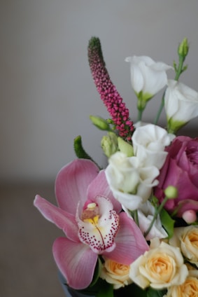 A beautifully arranged bouquet of flowers showcasing elegance and creativity.