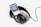 A pair of large over-ear headphones is placed around a smartphone displaying an audiobook titled 'Aum Golly'. The headphones have plush gray ear cushions and are connected with a thick black wire.