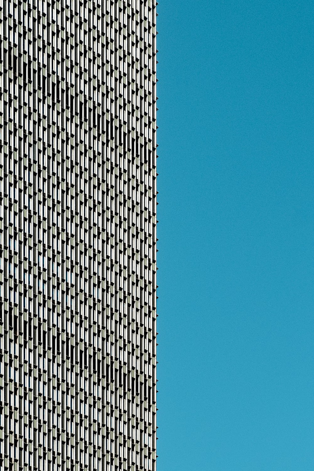 black and white textile under blue sky