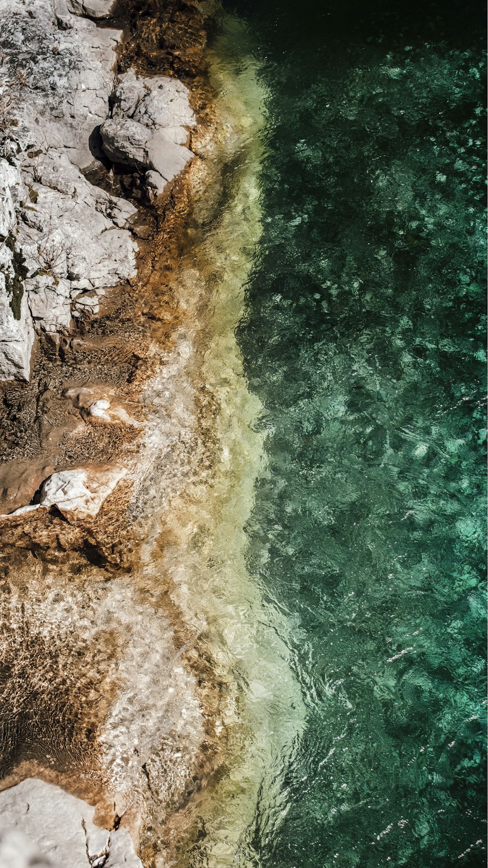 aerial view of body of water during daytime