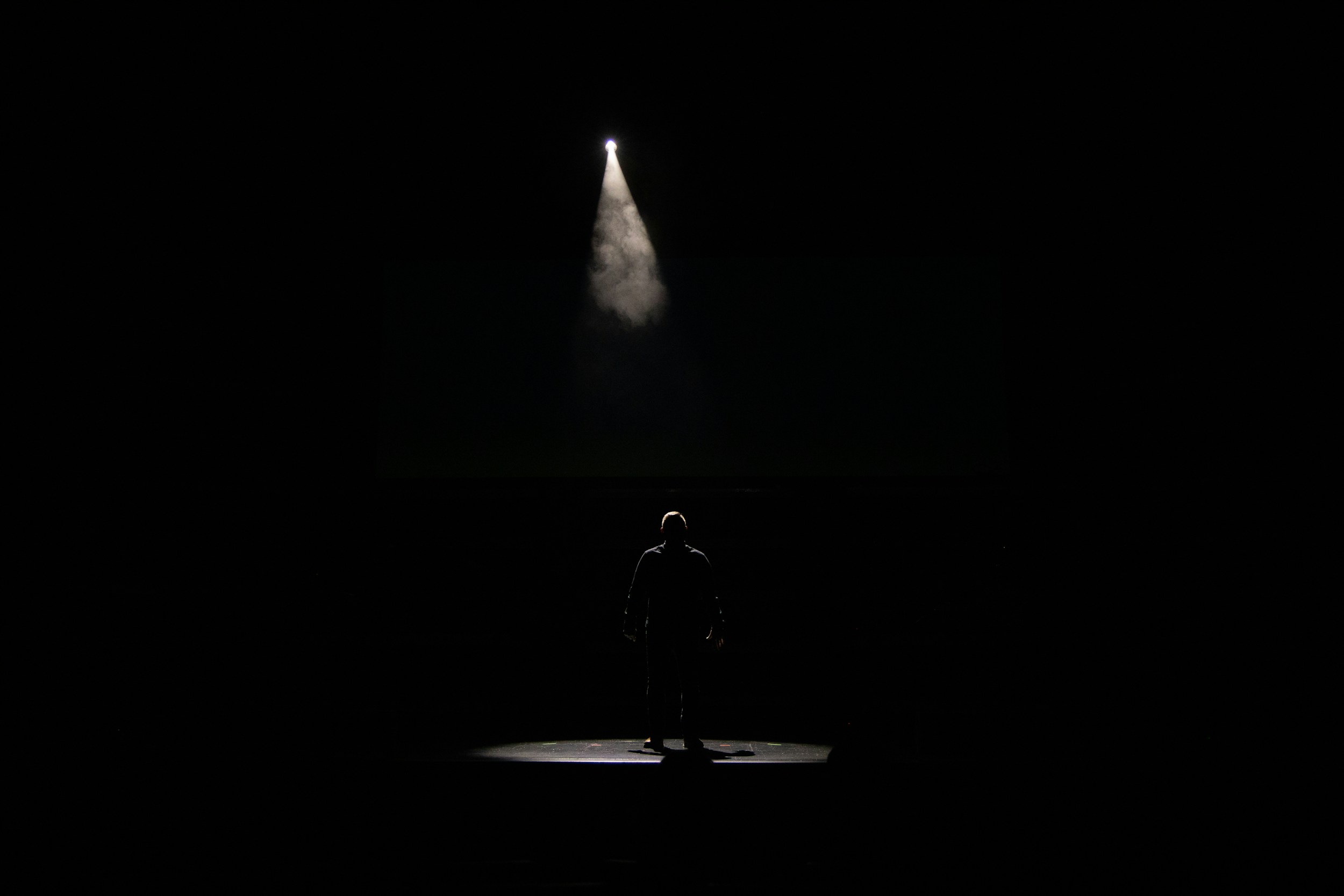 theatre stage spotlight empty