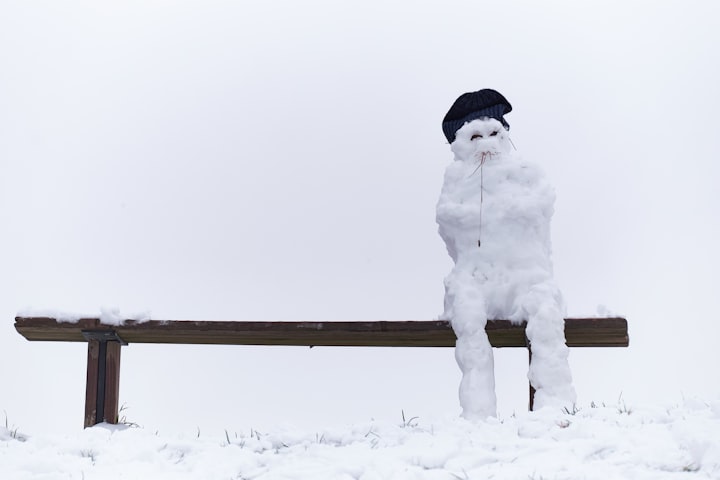 Grumpy Snowman