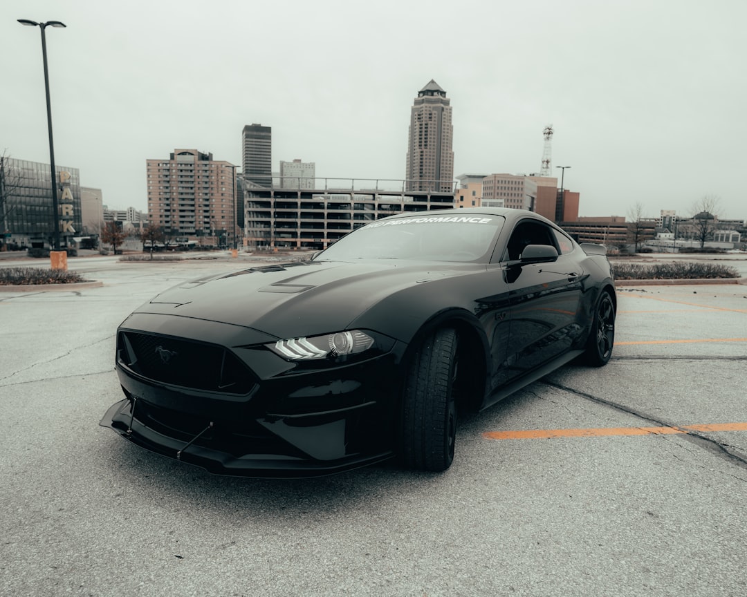 black chevrolet camaro on road during daytime