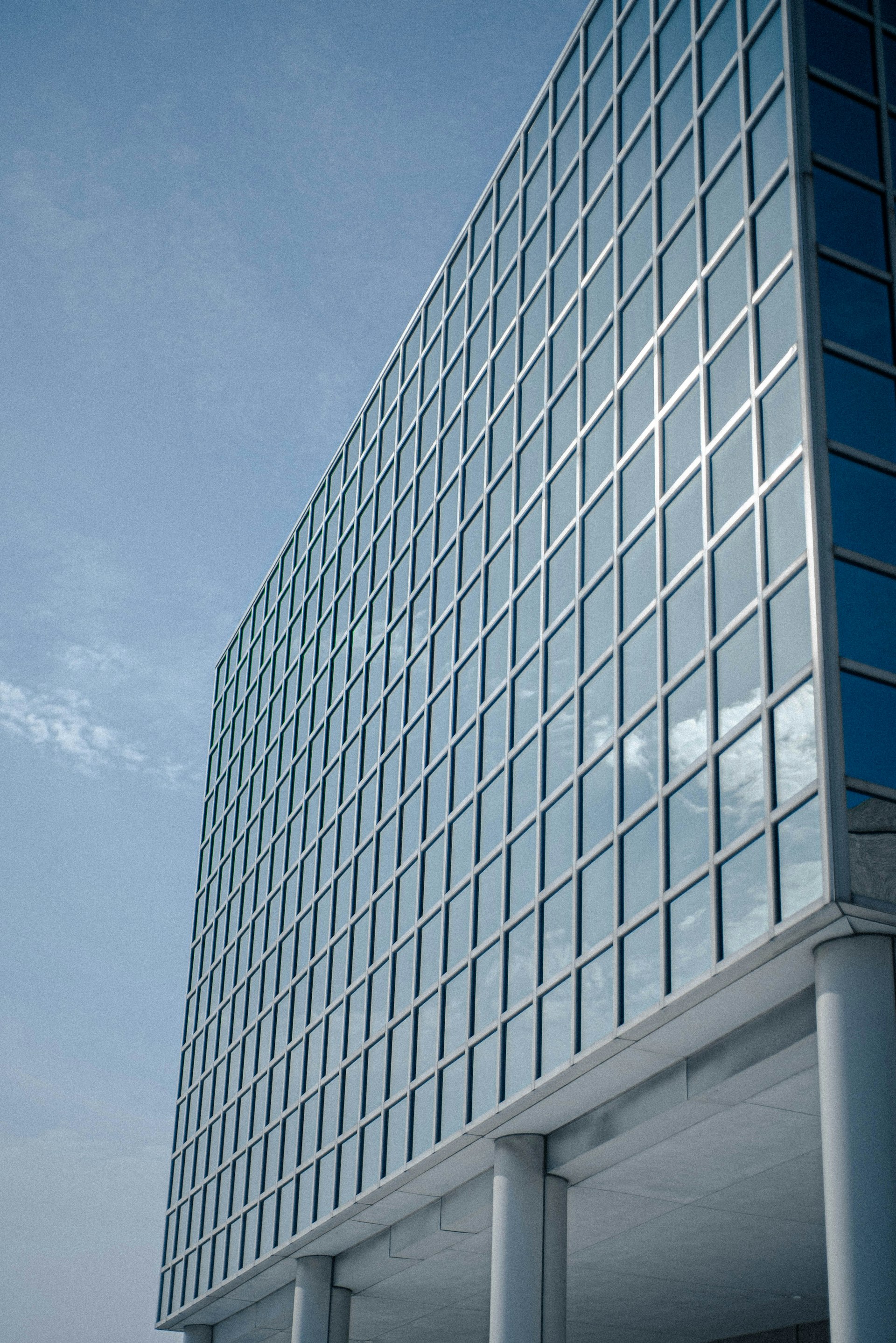 Modern hospital building
