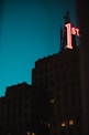 red and white led signage