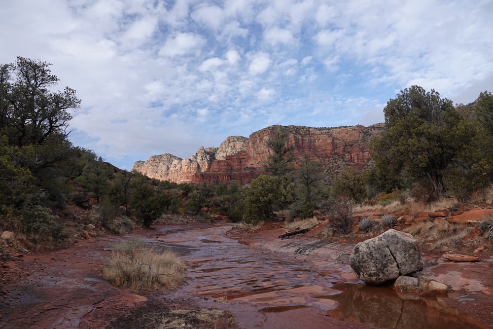 brown rocky mountain under blue sky during daytime