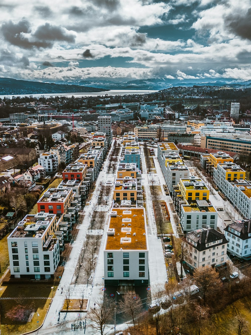 aerial view of city buildings during daytime