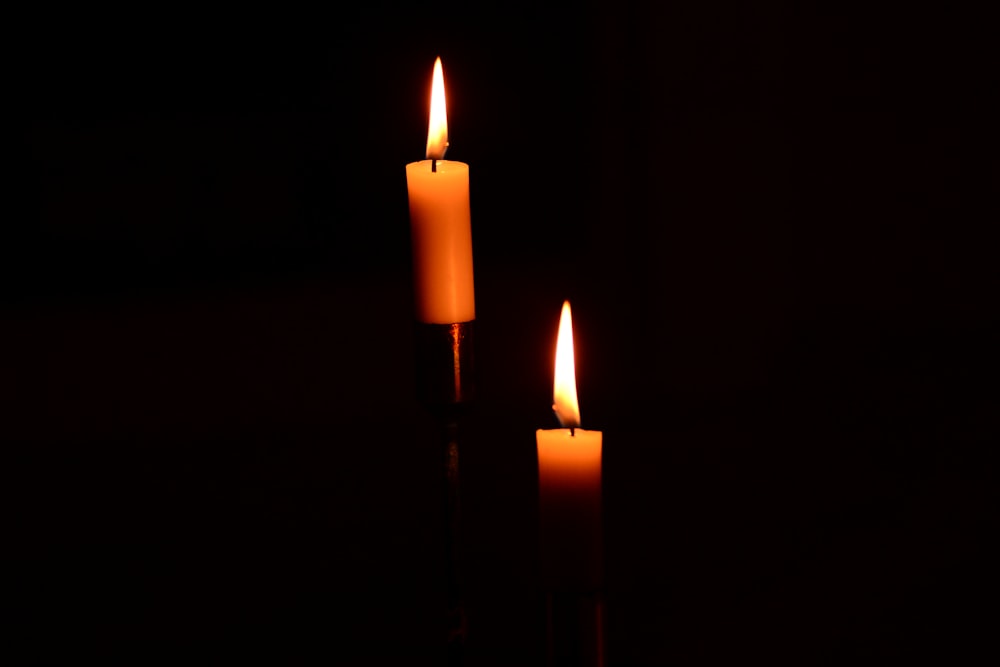 lighted candles in dark room photo – Free Sweden Image on Unsplash