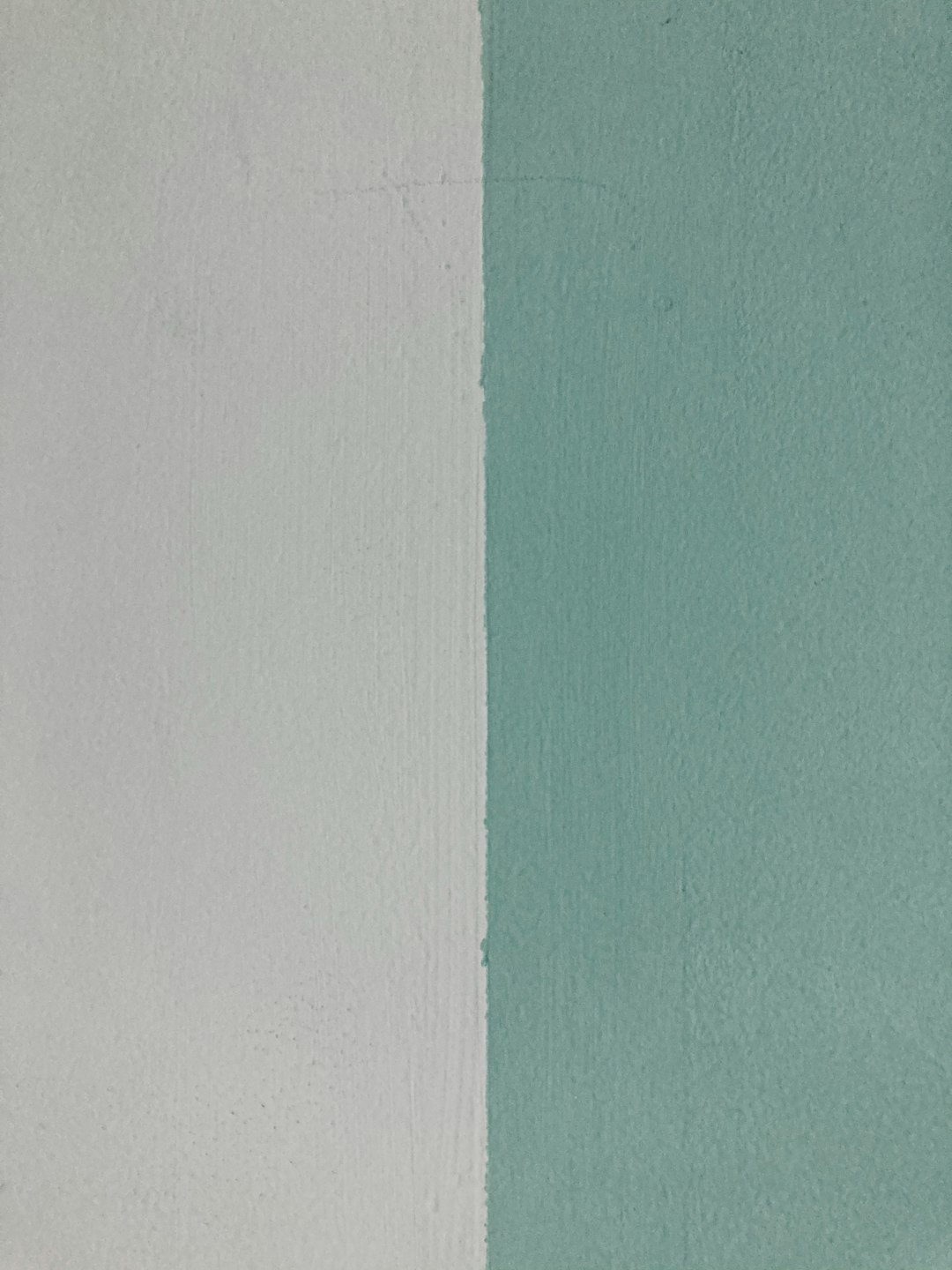 white wall paint beside green wall