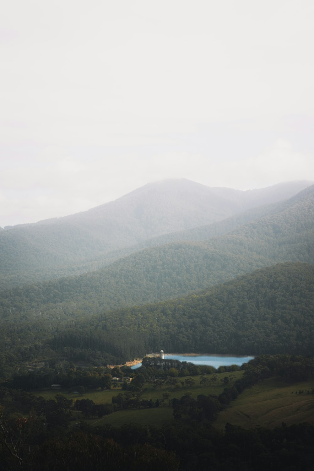 green mountains under white sky during daytime