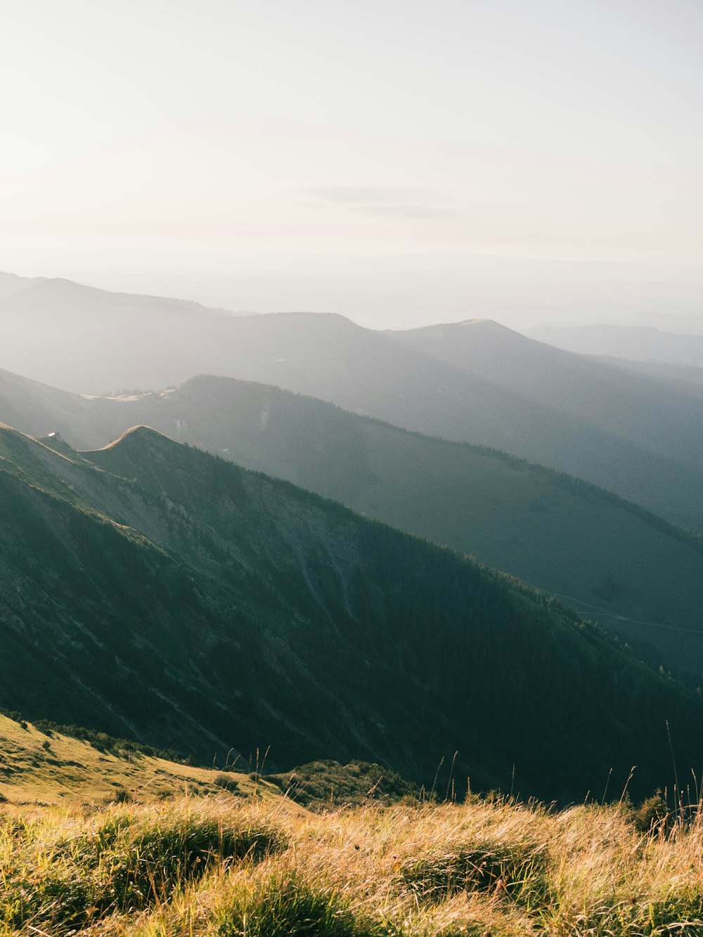 green mountains under white sky during daytime