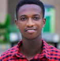 man in red and white checkered button up shirt