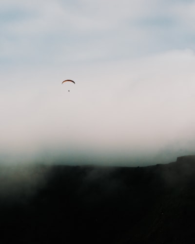Paragliding from a mountain peak, Things to do in Vik