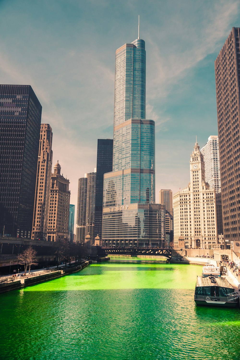 high rise buildings near body of water during daytime