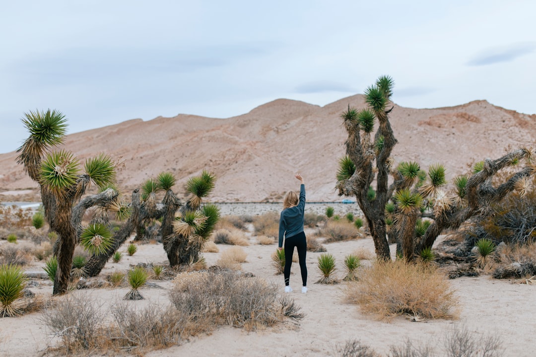 man in blue jacket standing on brown sand during daytime