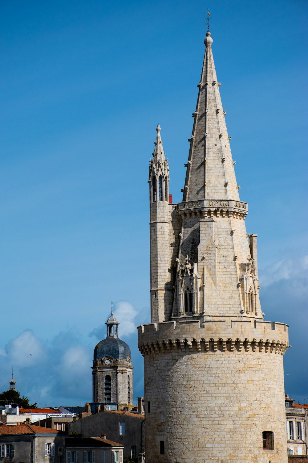 gray concrete tower under blue sky during daytime