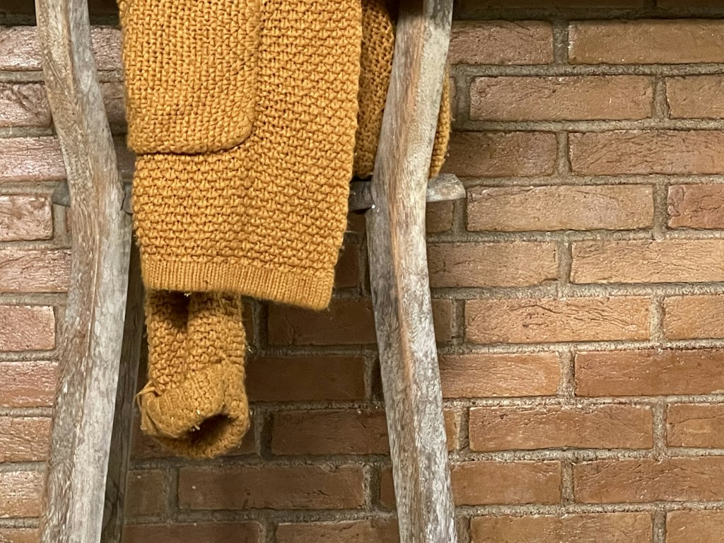 Mustard Retro Knit