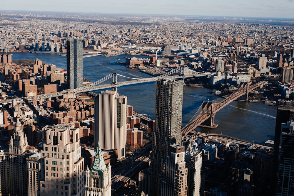 aerial view of city buildings during daytime